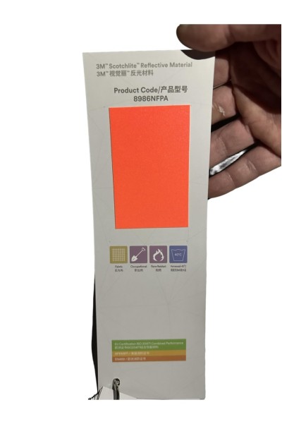 8986NFPA  3M  Scotchlite  Reflective Material 後面照